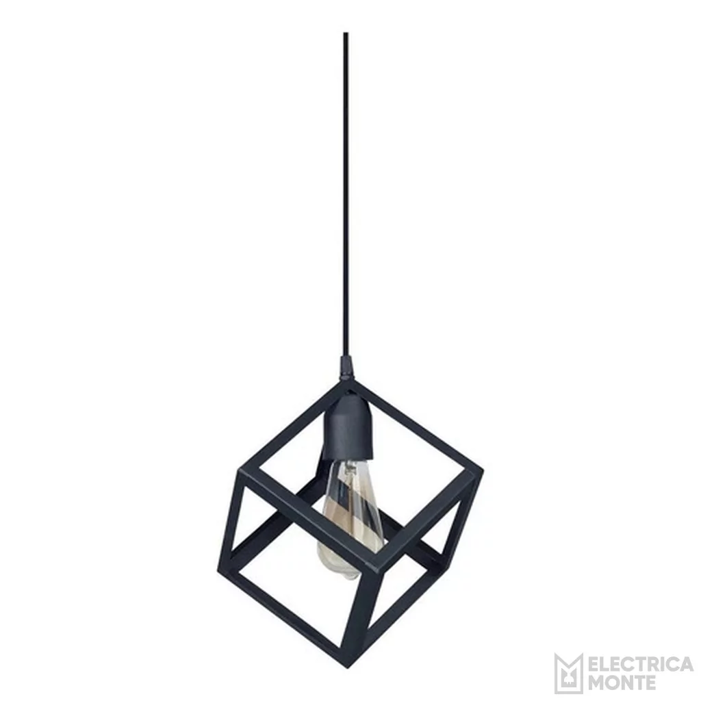Colgante "CUBO" Negro