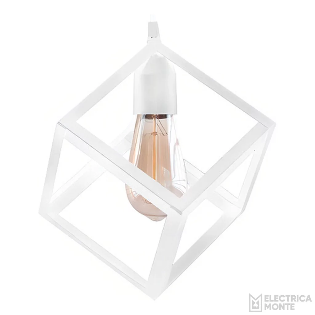 Colgante "CUBO" Blanco