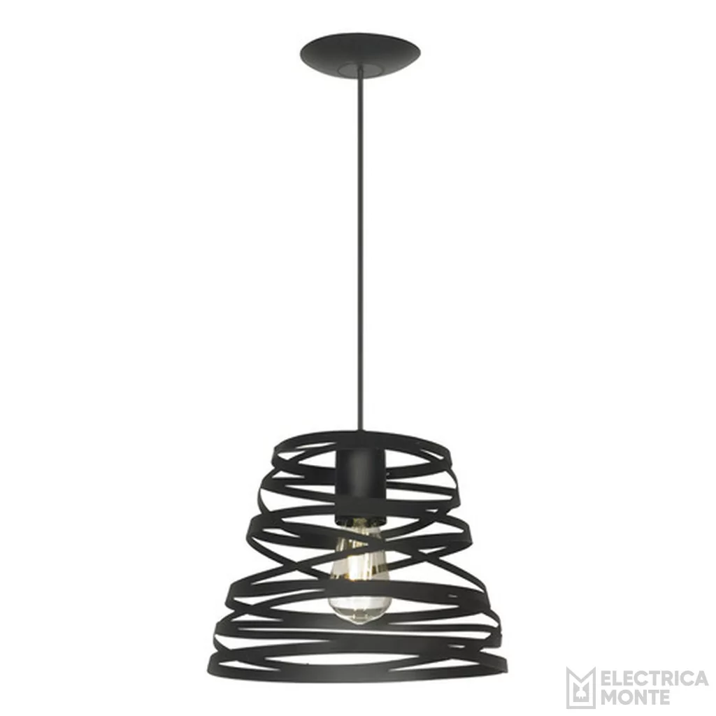 Colgante "CESENA" de chapa Negro