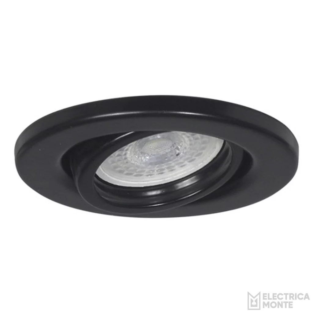 Spot de embutir (220 v) Negro