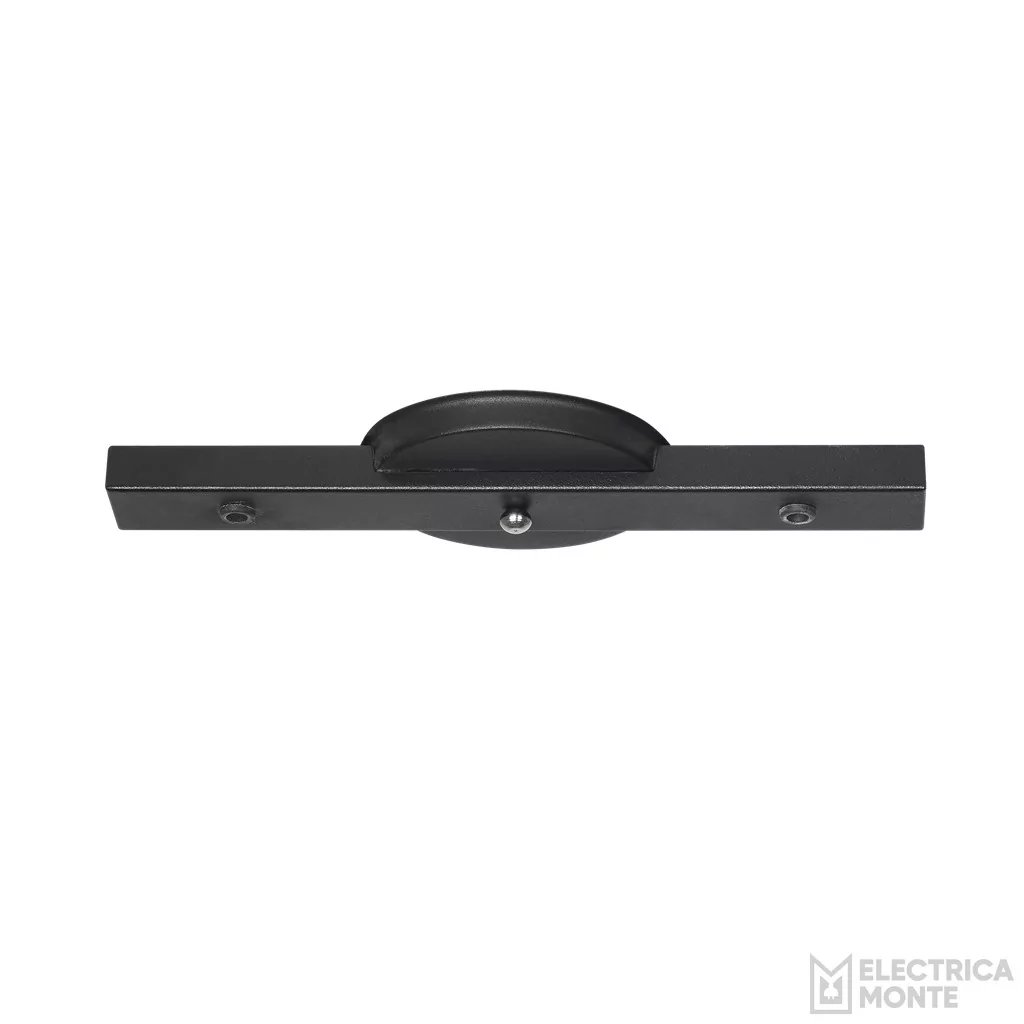 Regleta p/colgante de 2 luces s/cables Negro