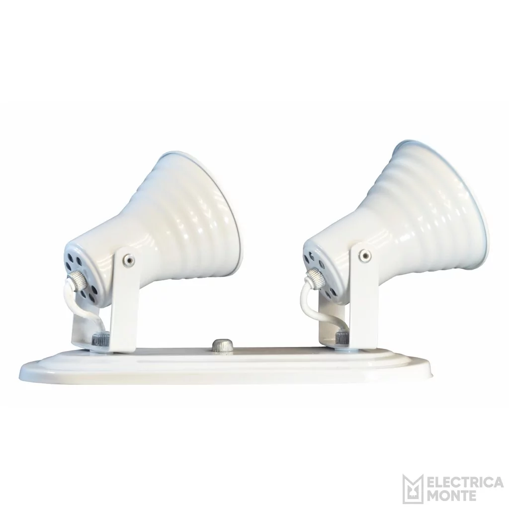 Spot Escalonado 2 Luces Blanco
