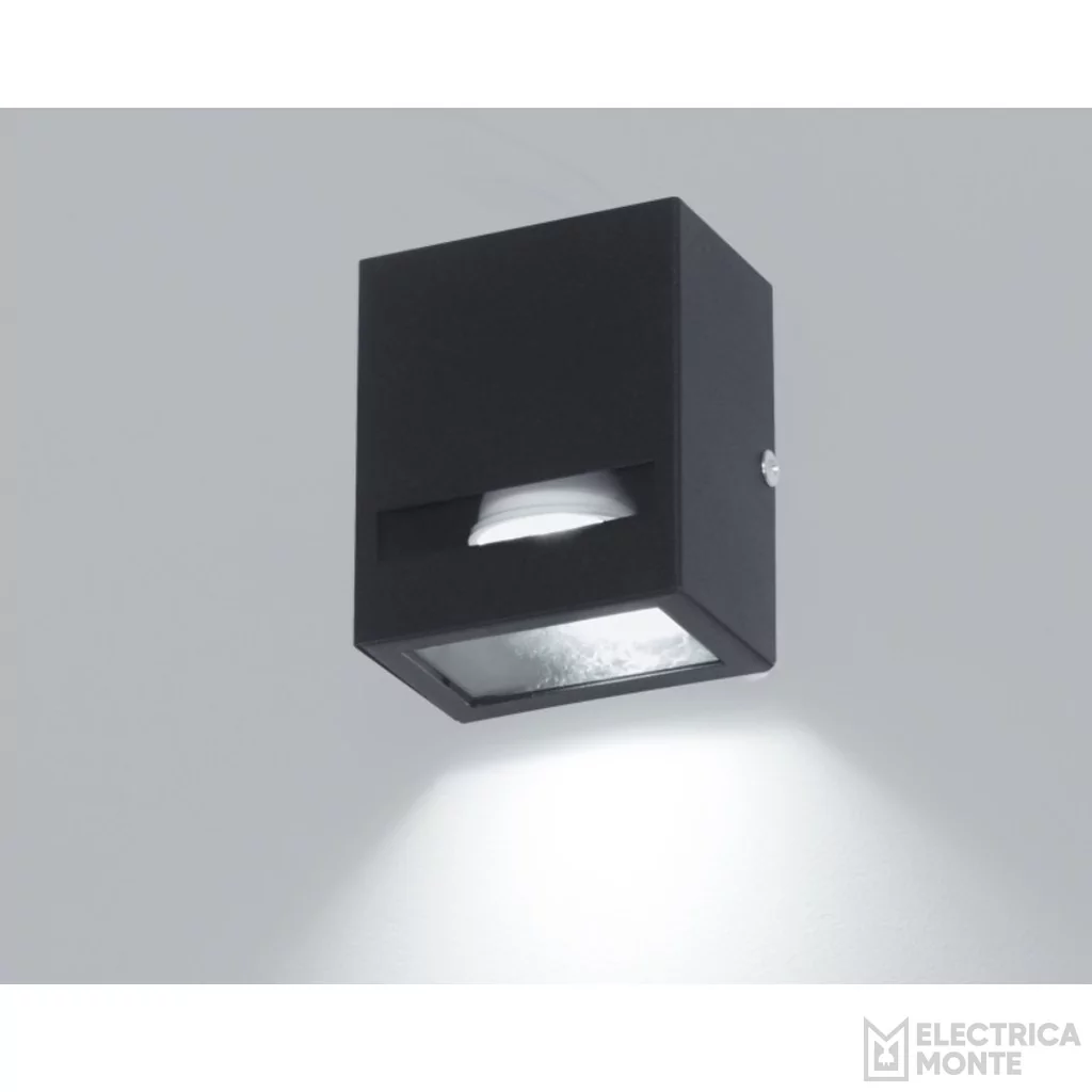 Aplique Napoles I Recto Unidireccional Doble Efecto 1 Dicroica Gu10