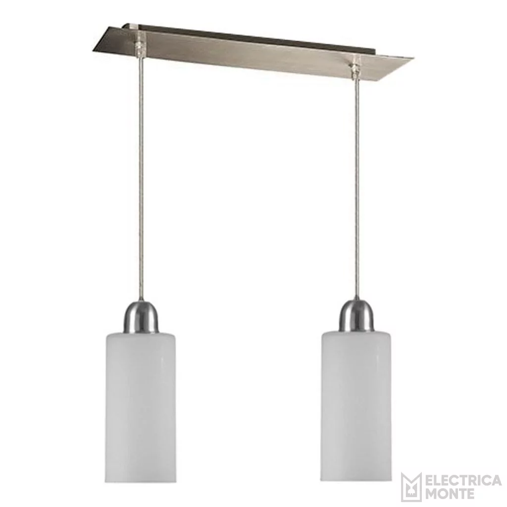 Colgante c/Tulipa satinada Cono Curvo