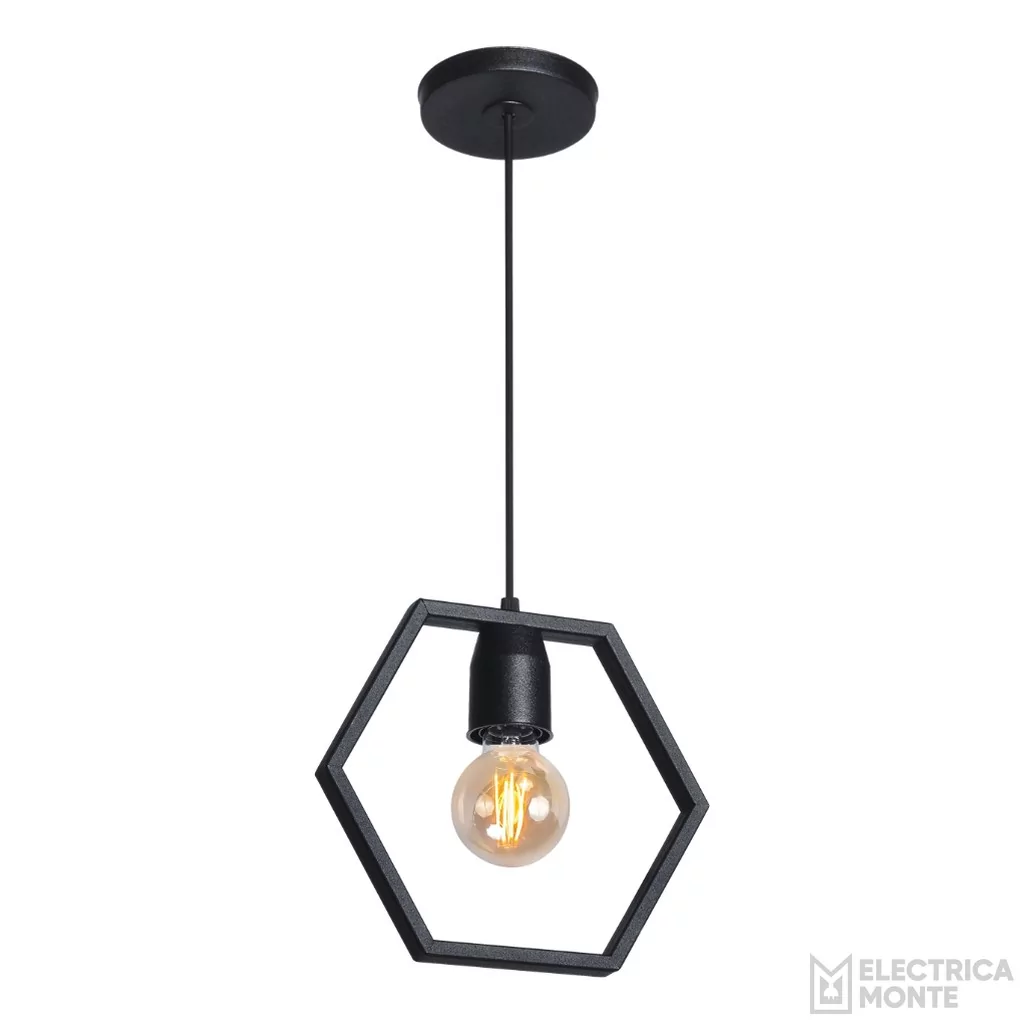 Colgante Tarento 25cm Negro