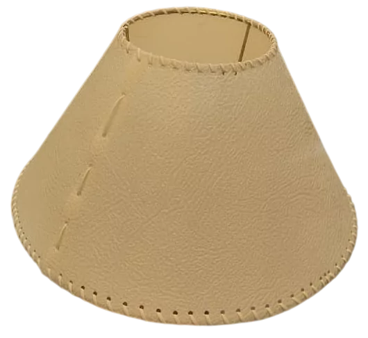 Pantalla Tela Plástica 20mmØ Cónica Beige