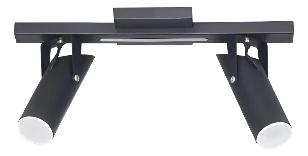 Spot "Borja" 2 Luces Negro