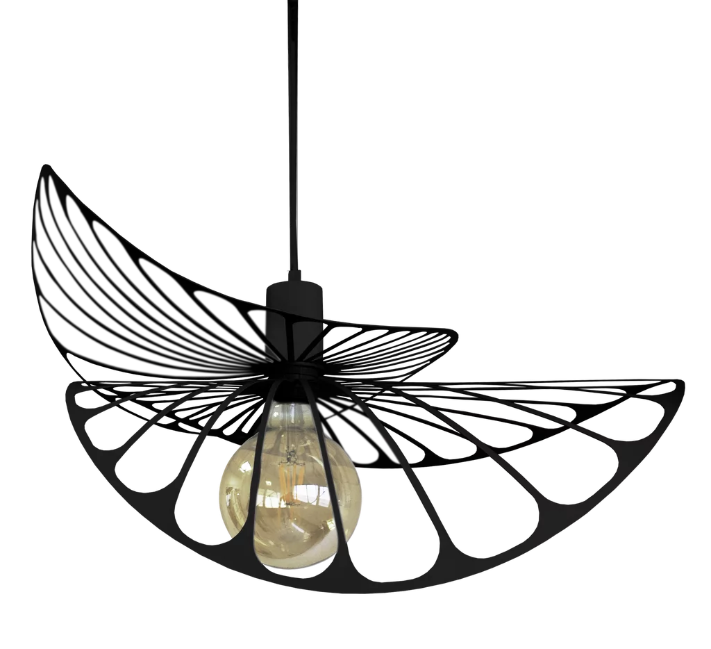 Colgante "Potenza Doble" Negro