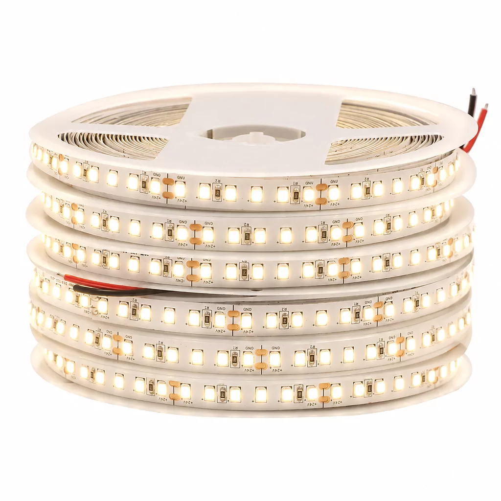 Tira LED 2835 220V Luz Calida x mt