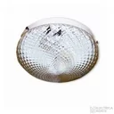 Plafón "BOINA VENECIANO" 20 cm con Base Blanca