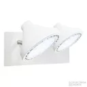Spot Doble "OSLO" Blanco