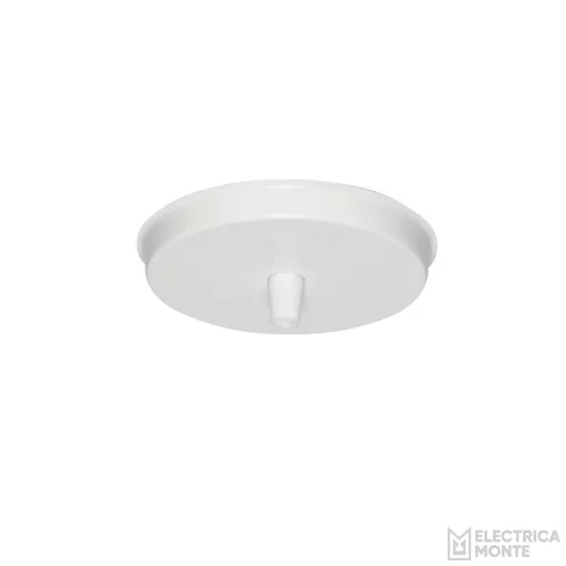 [X-64B] Tapa redonda de 3 luces s/cable Blanco