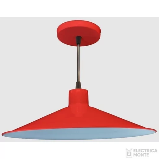 [810370] Colgante de Chapa Chino Rojo