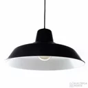 Colgante de Chapa Galponero 35 Cm Negro Base Blanca