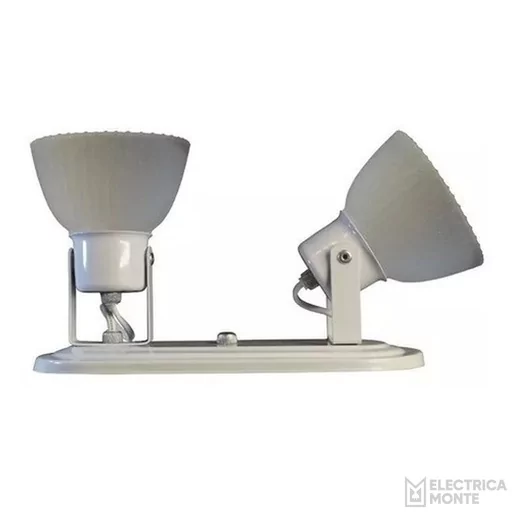 [730003] Spot Anabella 2 Luces Redondas Blanco