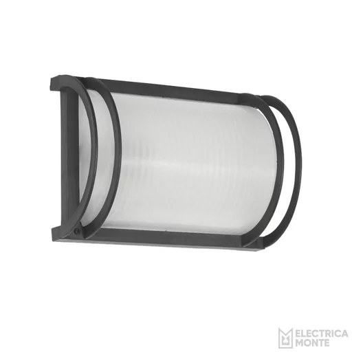 [330N] Tortuga Rectangular Pp C/Difusor PC E27 Color Negra