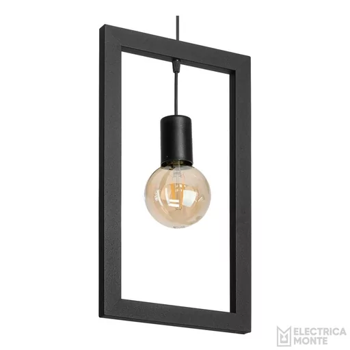 [C-111/46] Colgante Cartagena 26.5x46.5 Negro