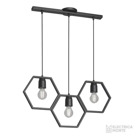 [C-313] Colgante Tarento 3 luces