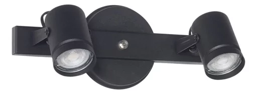 [S-2900N] Spot Granada 2 Luces Negro