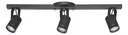 Spot Granada 3 Luces Negro