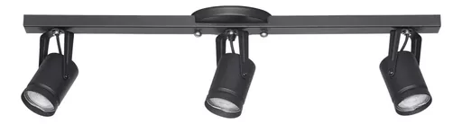 [S-3900N] Spot Granada 3 Luces Negro
