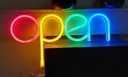 Cartel Luminoso "Open"