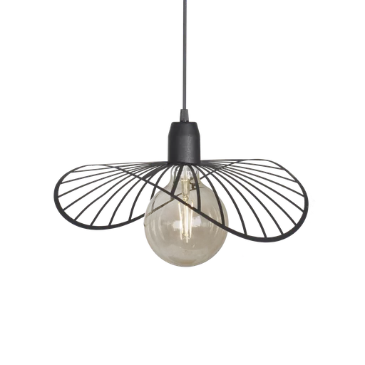 [C-160/40N] Colgante "POTENZA" 40cm Negro